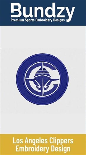 Los Angeles Clippers embroidery design bundle