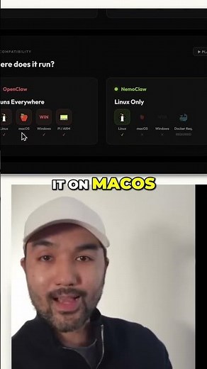 NVIDIA's Nemo Claw: Limited to Linux & NVIDIA Models ONLY! #shorts