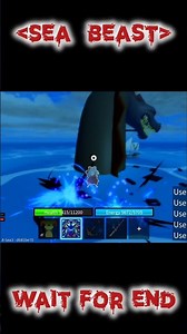 I took down the Sea Beast using Kitsune. #bloxfruits