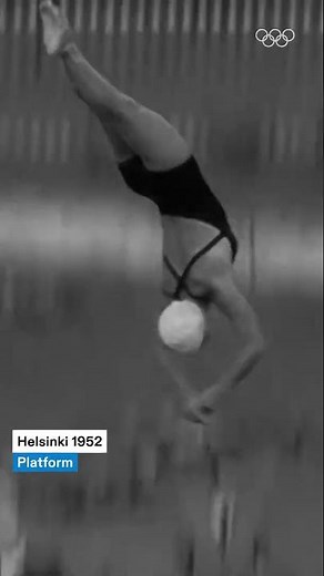 On this day, Patricia McCormick swept the springboard and platform in both 1952 and 1956.