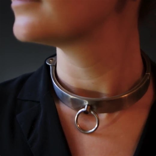 Solid Stainless Steel Collar With Push-in Lock - Etsy Australia