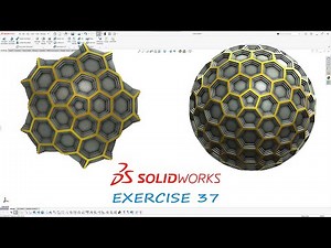 Stunning Honeycomb Patterns on Spheres in SOLIDWORKS