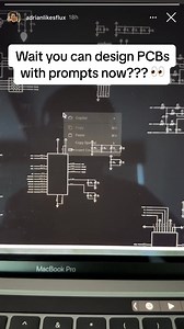 Yeah, you can design PCBs with a prompt now. Flux AI generates schematics, handles routing, and reviews your design—all in your browser, no installs needed. | Flux