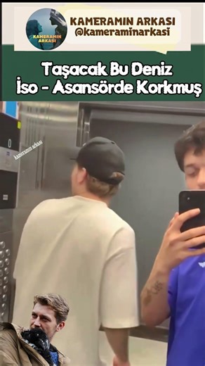 Taşacak Bu Deniz İso Asansör Kapısı açılınca nasılda korkmuş / Ya şu tatlılığa bakın 🤣🤣