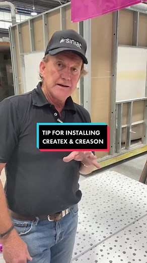 Garry with a handy tip when installing Createx ✅ Siniat’s Createx delivers excellent acoustics and a beautiful seamless appearance. It is the smart choice for for all commercial and some residential applications.