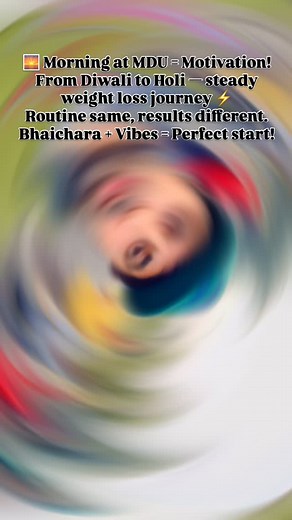 🌅 Morning at MDU = Motivation! From Diwali to Holi — steady weight loss journey ⚡ Routine same, results different. Bhaichara Vibes = Perfect start! #mdu #rohtak #haryanvi #weightlossjourney #workout #ReelKingtoday #ReelsTrending #ReelsIndia #ViralReel #InstaReels #ExplorePage #TrendAlert #ReelsWithPurpose | Deepak Dahiya