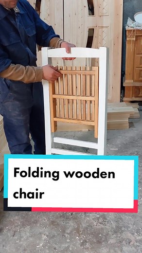 A wonderful wooden folding chair in a professional and exquisite way #how_to_make #woodworking #woodworkingproject #carpentrywork #DIY #woodworkingskills #woodworkingtools #wood @woodworking_projects_ @woodworking_projects_ #Woodenchair ir