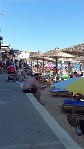 Relaxing 4K Walk – Agia Pelagia, Crete #shorts #cretegreece #beach