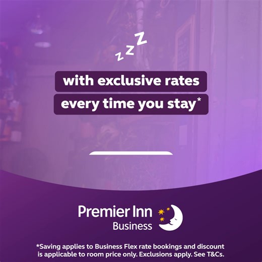 Whatever your business, enjoy guaranteed savings and even more reasons to smile every time you book. | Premier Inn