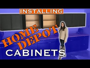 Installing Home Depot Cabinets in my garage