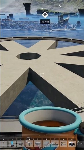 how to build a train roundabout in Satisfactory #satisfactory #tutorial