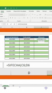 Si buscás en Excel la fórmula SIFECHA seguramente no te va a...