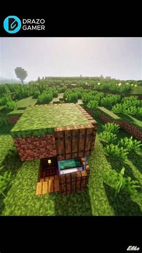 Smallest House In Minecraft With Small Farm ✅ | #minecraft #viral #shorts