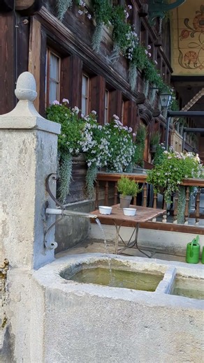 Old-style restaurant in the Emmental #switzerland #traditionalhouses