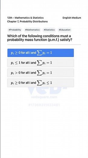 Understanding Probability Mass Function Conditions