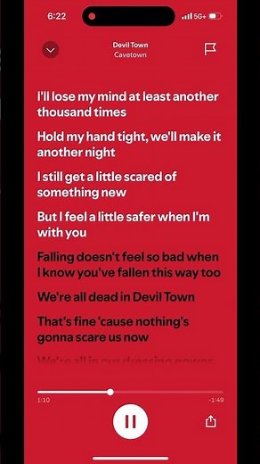 DEVIL TOWN BY CAVE TOWN LYRICS 🎶