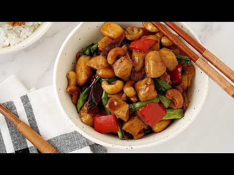 Classic Cashew Chicken Stir Fry - Thai Style