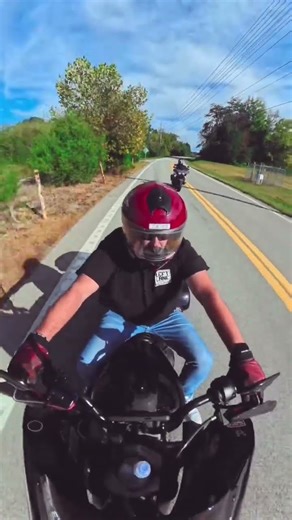 Tires squealing down shifts and leaned into the corners. That's my type of ride day.