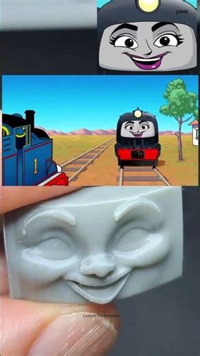 I 3D Printed Edith’s Face from Thomas Crosses Australia! Trackmaster