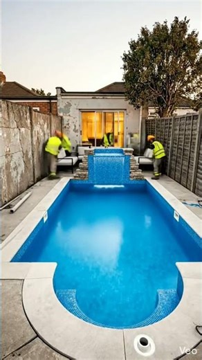 “Hidden Backyard Turned Into Dream Pool!”#shorts