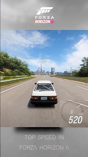 TOP SPEED Cars in Forza Horizon 6