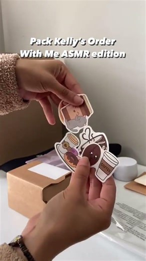 Pack Kellys order with me, ASMR edition She got A LOT of fun... #Shorts #dariasimhony