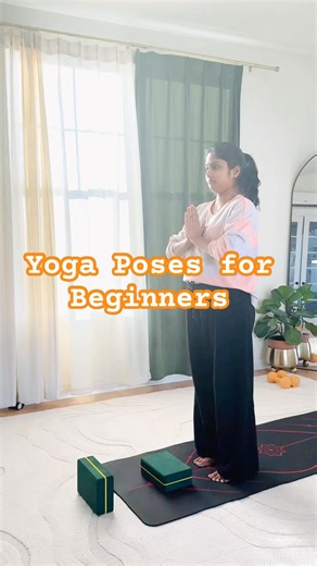 Day1-Easy Yoga Poses for Beginners. #wellness #yoga #easy #asana #beginners #happy #health