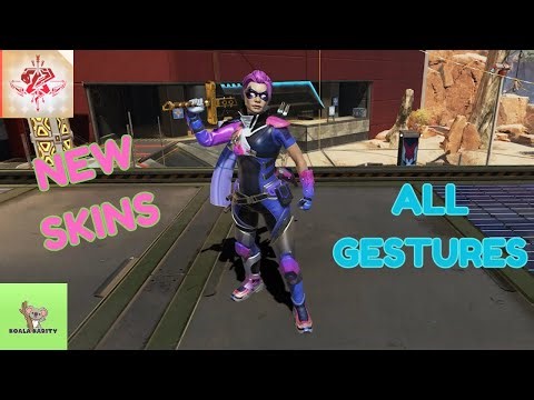 New Legendary Skin for Wraith (Rift Hunter), All Gestures. [Apex Legends - VOD - May25]