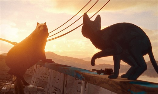 ゴールデングローブ賞受賞のアニメ映画『Flow』の特報映像が解禁 主人公の猫がカピバラの漕ぐ船で海を進む場面などが登場