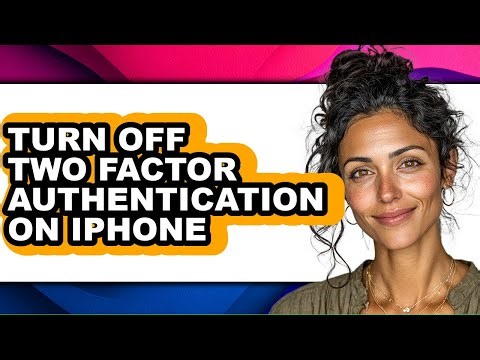How to Turn Off Two Factor Authentication on Iphone (only Way)