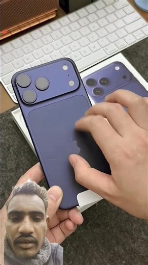 Dark Blue iPhone 17 Pro Max Unboxing – Most Stylish iPhone Yet! 💙📱