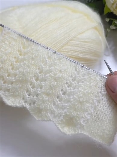 One of the models I like a lot 🥰 what do you think? ⚘️ #knitting #diy #crochetersoftiktok #design