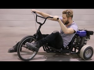Building a Motorized Drift Trike in my Backyard