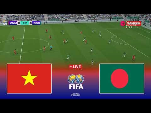 🔴VIETNAM vs BANGLADESH - International Football Friendly 2026 | Pes 21 Simulation Gameplay