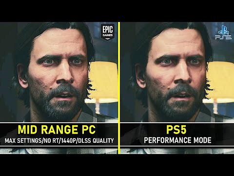 Alan Wake 2 | Mid Range PC vs PS5 | Graphics and Framerate Comparison