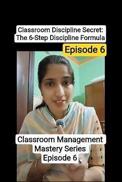 Classroom Discipline: The Proven 6-Step Formula #shorts #teaching #teacher #teacherlife