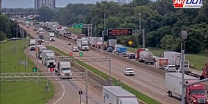 Lanes closed on Miss. River Bridge
