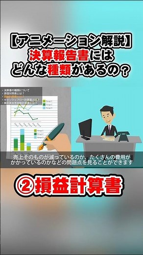 【アニメーション解説】決算報告書にはどんな種類があるの？②損益計算書