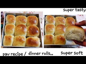 Soft & delicious pav recipe | ladi pav | dinner rolls | very easy pav recipe |