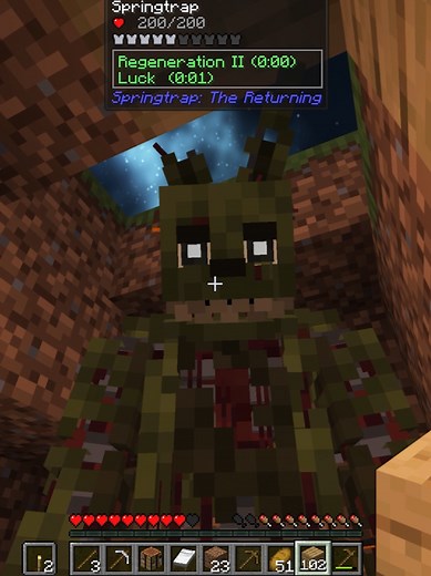 Sobreviví a Springtrap en Minecraft: ¡La parte final!