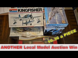 Model Auction Score. 8 kits & 1/18 Diecast for $6.36 a PIECE. #casualplasticmodeling #plasticmodel
