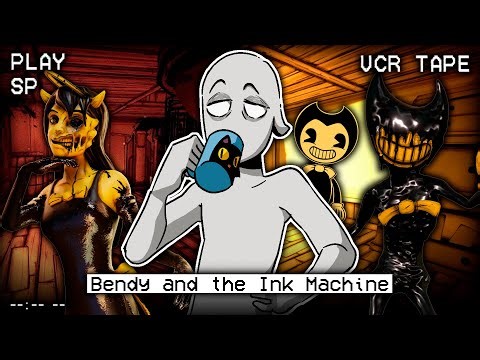 Jogando Bendy and the Ink Machine PELA PRIMEIRA VEZ !pix !redes