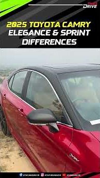 What are the differences between the new Toyota CAMRY Elegance vs. Sprint Editon? #shorts