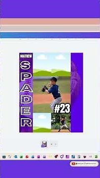 Yearbook Sports Poster Designed in Canva #howtodesignattractivepostincanva #canvatutorial
