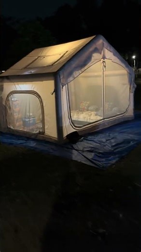 Let’s go camping ll Inflatable tent ll Tent testing || Subscribe @Letscamp027