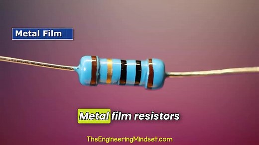 21K views · 343 reactions | Metal Film Resistor Explained #electronics #electricity #engineering #engineer #STEM | The Engineering Mindset | Facebook