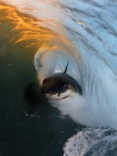 Great white shark attacks a surfer in Marrakech ! He luckily kept his two legs! #trendingvideos #viral #USA