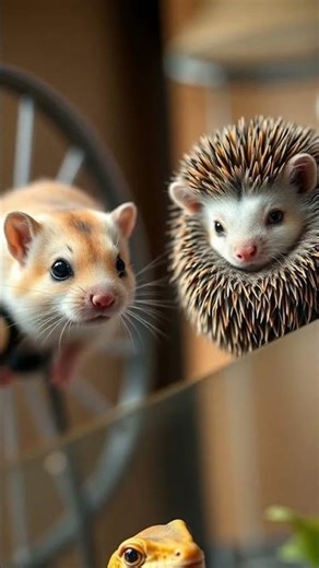 Tiny Titans of the Very Small: Dwarf Hamsters Hedgehogs and Geckos