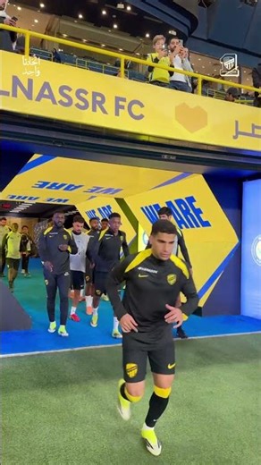 إلى عمليات الإحماء 🐅 #الاتحاد_النصر