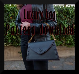 Luxury Bag With Weaves .DXF PATTERN DOWNLOAD - Etsy